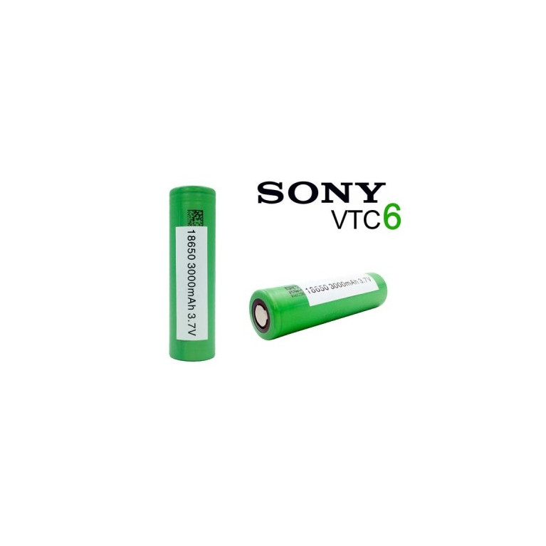 Accus SONY 18650 VTC 6 3000 Mah df.