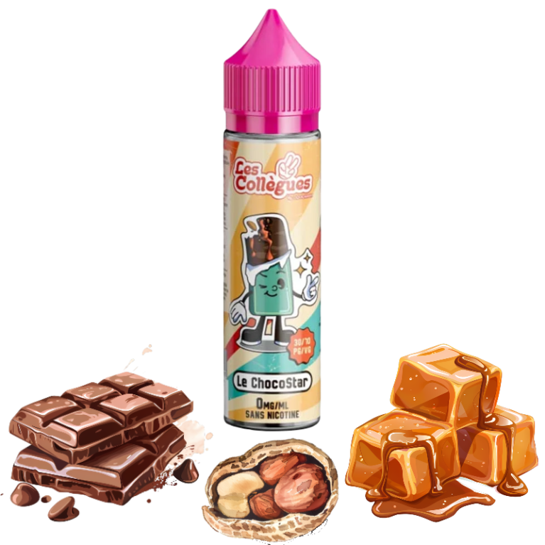 Le chocostar - Les Collègues - 50ml - 0mg ar.