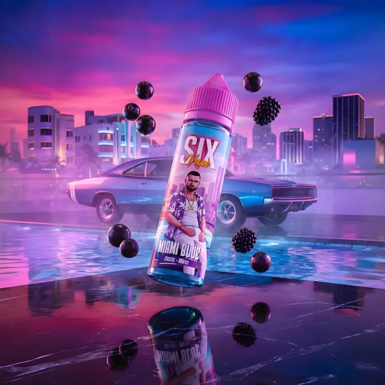 Miami Blue - Six Vape - 50ml 0mg
